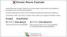 Korean Nouns